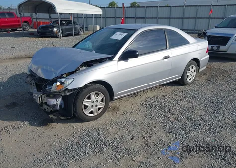 2005 Honda Civic Vp из США, поврежденный, VIN 1HGEM22155L038116